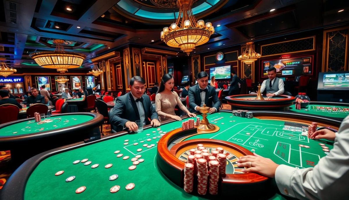 Game live casino populer